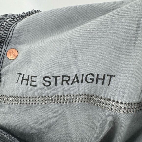 7 For All Mankind The Straight Leg Black Jean 32 - Picture 8 of 12